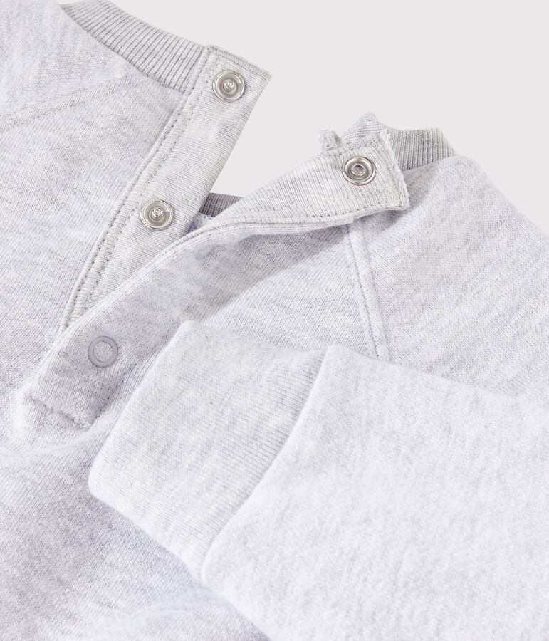 Sweatshirt manches longues b&eacute;b&eacute; gar&ccedil;on gris