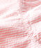 Capeline en seersucker bébé fille blanc MARSHMALLOW/rose ROSAKO