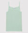 Chemise à bretelles L'ICONIQUE en coton Femme vert HERBIER
