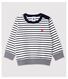 Sweatshirt rayures marinières en coton bébé garçon