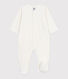 Pyjama bébé en velours imprimé petits cœurs