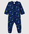 Dors-bien nuit étoilée bébé en molleton bleu MEDIEVAL/blanc MULTICO