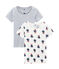 Duo de tee-shirts manches courtes petite fille variante 1