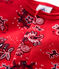 Cardigan imprimé bandana en molleton bébé rouge TERKUIT/blanc MULTICO
