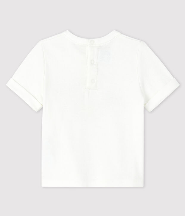 Tee-shirt b&eacute;b&eacute; gar&ccedil;on blanc