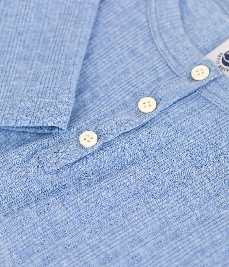 Tee-shirt en coton enfant fille bleu SKY CHINE