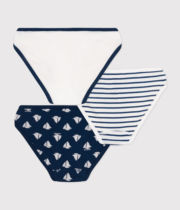 Lot de culottes  en coton et &eacute;lasthanne multicouleur