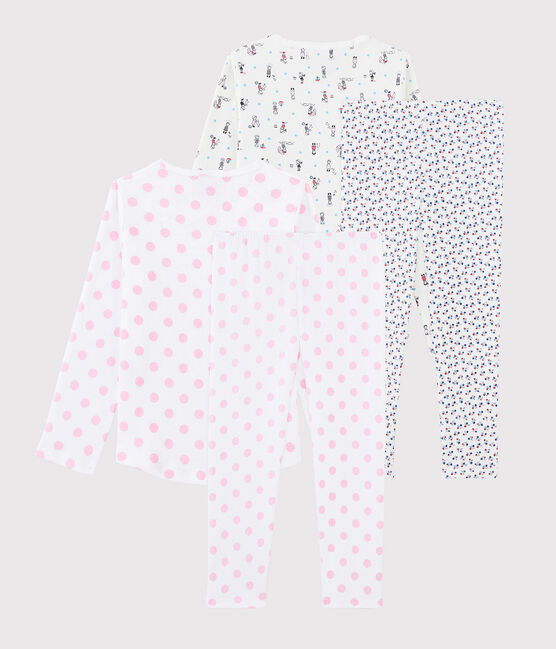 Lot de 2 pyjamas petite fille en coton variante 1