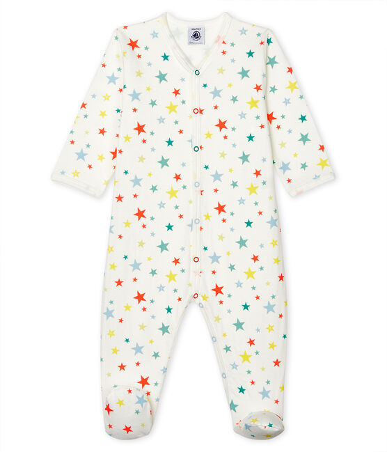Dors bien bébé en tubique blanc MARSHMALLOW/blanc MULTICO