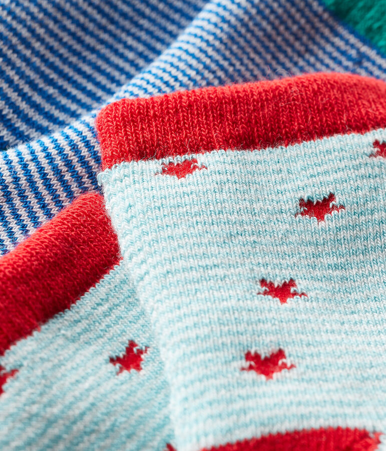Lot de 2 paires de chaussettes b&eacute;b&eacute; multicouleur