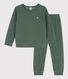 Pyjama en bouclette éponge grattée enfant