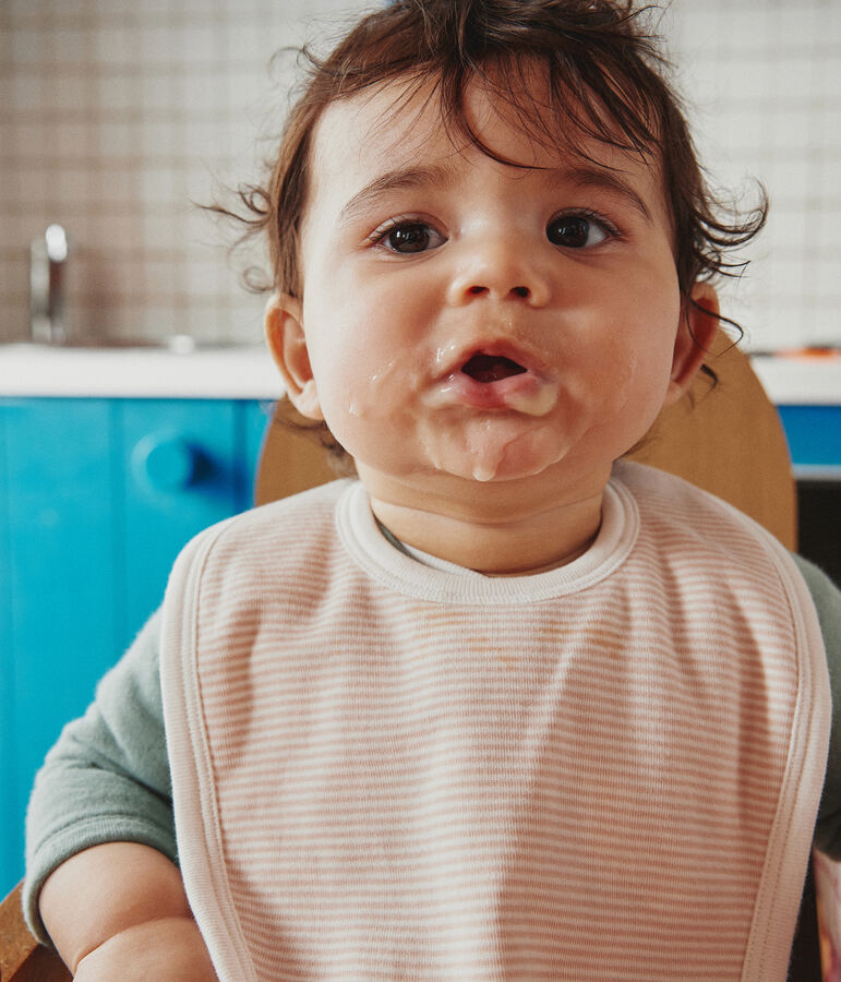 LOT DE 2 BAVOIRS B&Eacute;B&Eacute; EN COTON variante 1