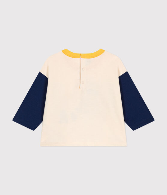 Tee-shirt manches longues en jersey fin bébé blanc AVALANCHE/ MEDIEVAL