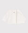 Brassière en tubique matelassé en coton bébé blanc MARSHMALLOW
