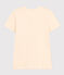 Tee-shirt Le Droit col rond en coton femme écru AVALANCHE