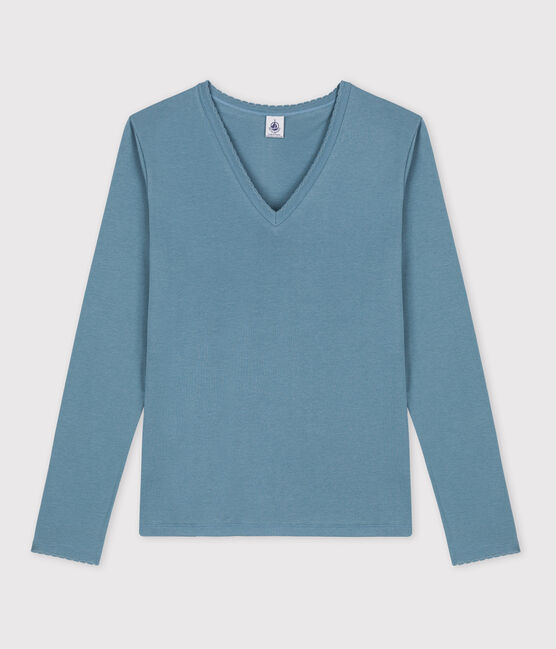 Tee-shirt L'ICONIQUE cocotte en coton bio Femme bleu ROVER