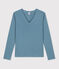 Tee-shirt L'ICONIQUE cocotte en coton bio Femme bleu ROVER