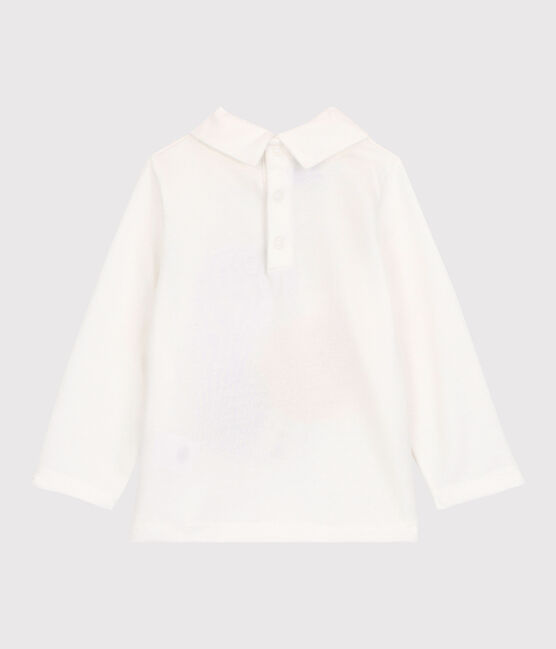 Tee-shirt en coton bébé blanc MARSHMALLOW