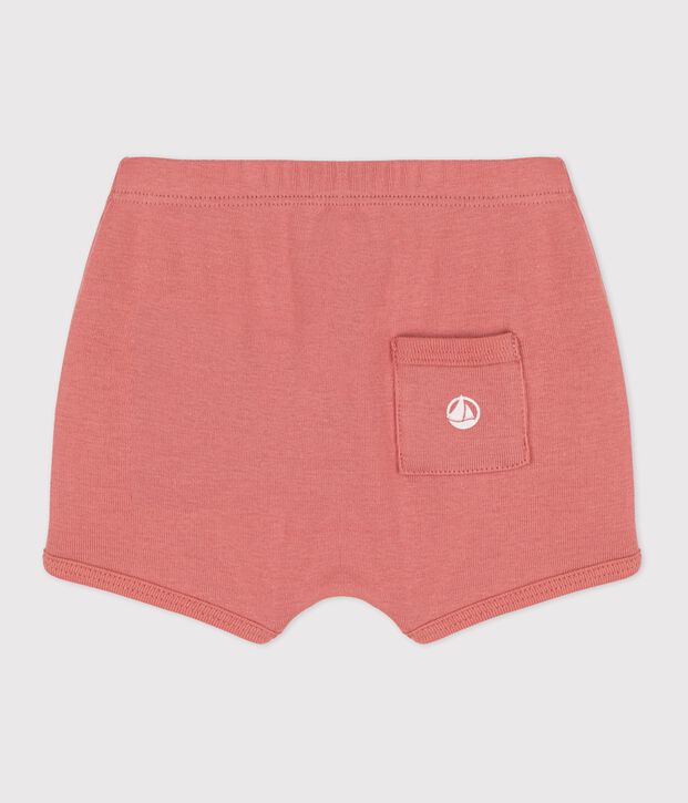 Short b&eacute;b&eacute; en coton bio rose