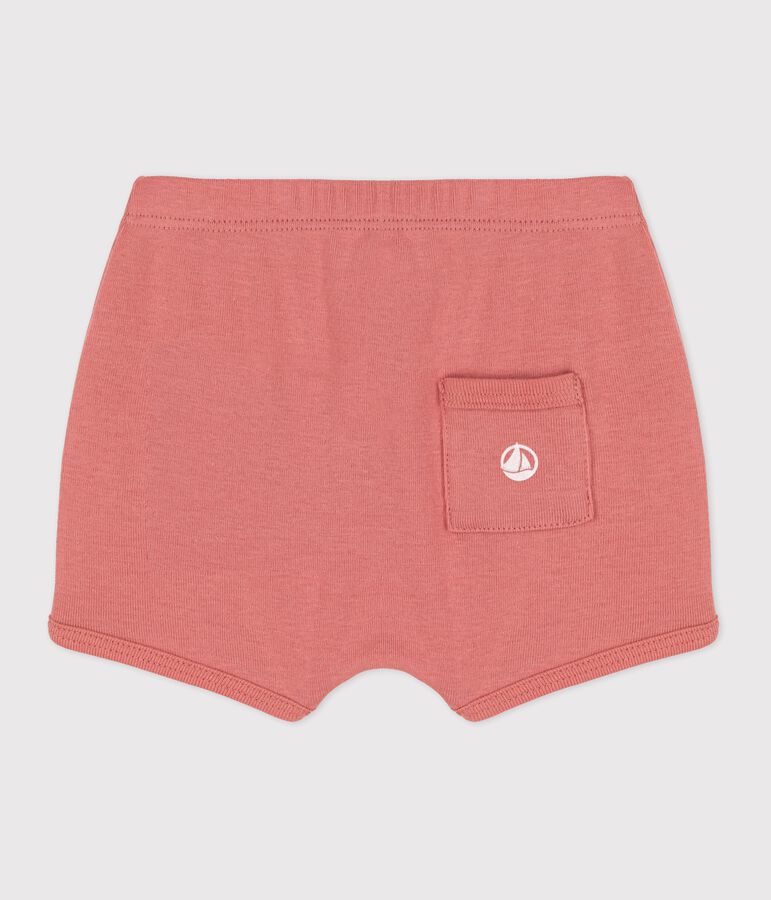 Short b&eacute;b&eacute; en coton bio rose