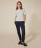 Tee-shirt le Boxy en tubique femme blanc AVALANCHE/ SKY CHINE