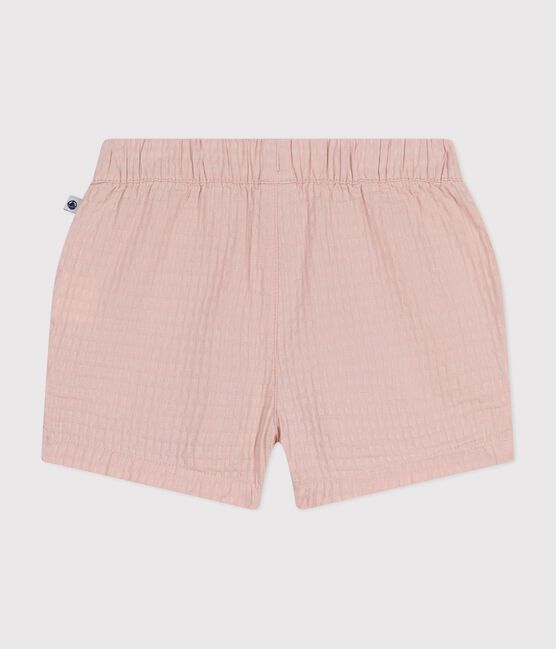 Short en façonné bébé rose SALINE