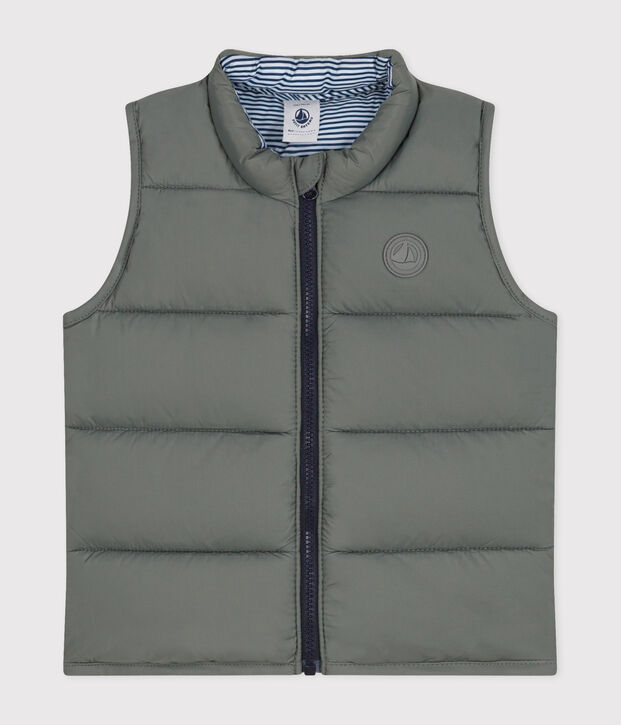 Doudoune sans manches matelass&eacute;e b&eacute;b&eacute; vert