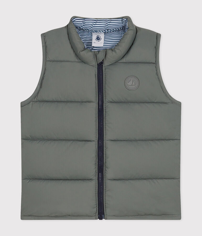 Doudoune sans manches matelass&eacute;e b&eacute;b&eacute; vert