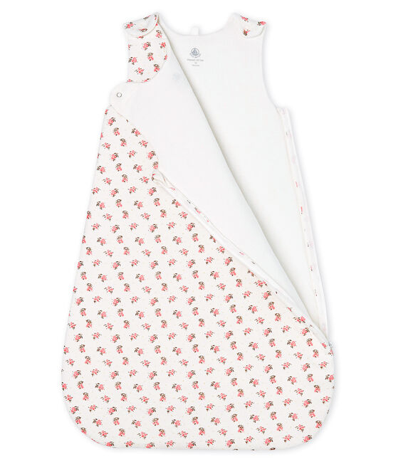 Gigoteuse bébé en velours blanc MARSHMALLOW/blanc MULTICO