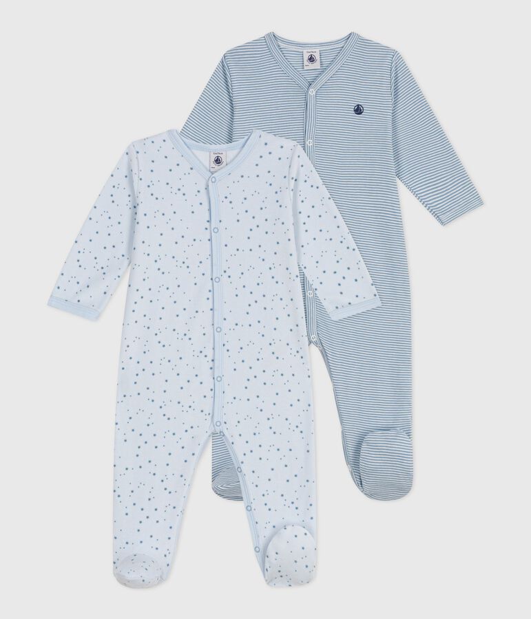 Lot de pyjamas b&eacute;b&eacute; en coton imprim&eacute; variante 1