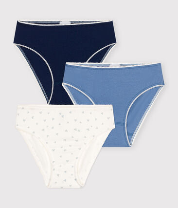 Lot de 3 culottes en coton et élasthanne enfant