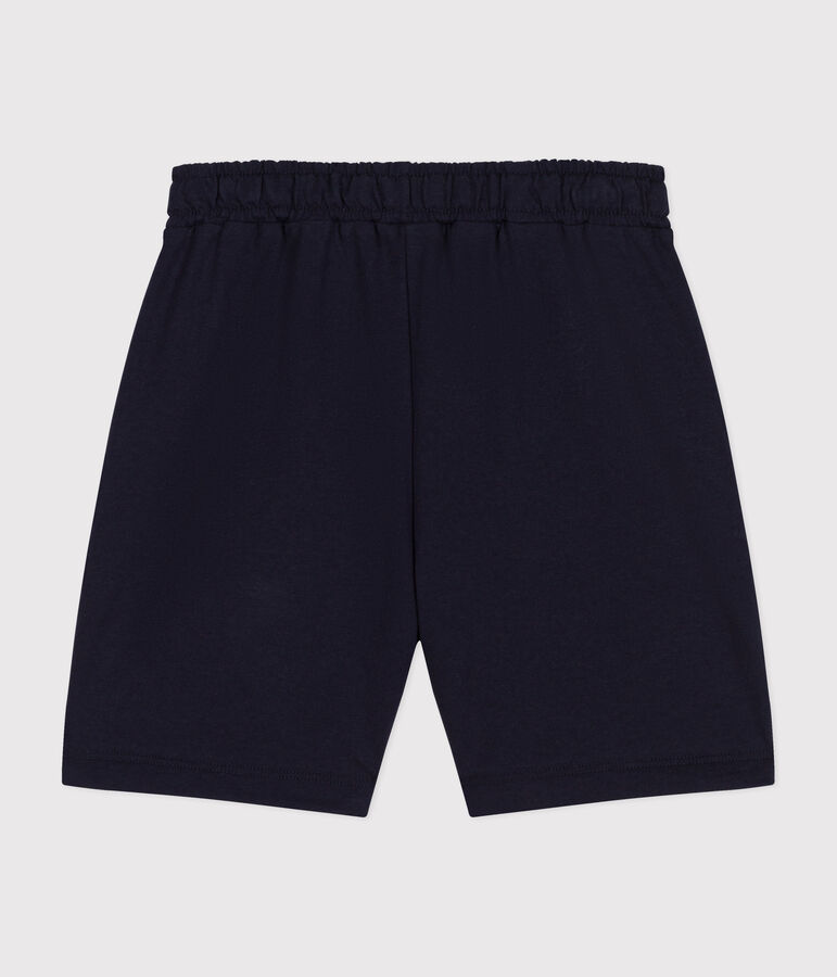 Short en coton enfant gar&ccedil;on bleu SMOKING
