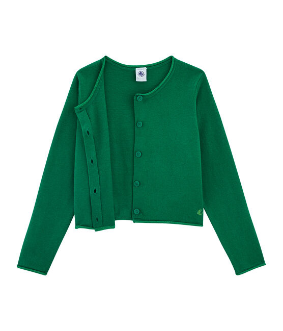Cardigan tricot enfant fille ECOLOGY