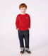 Tee-shirt enfant manches longues en coton uni
