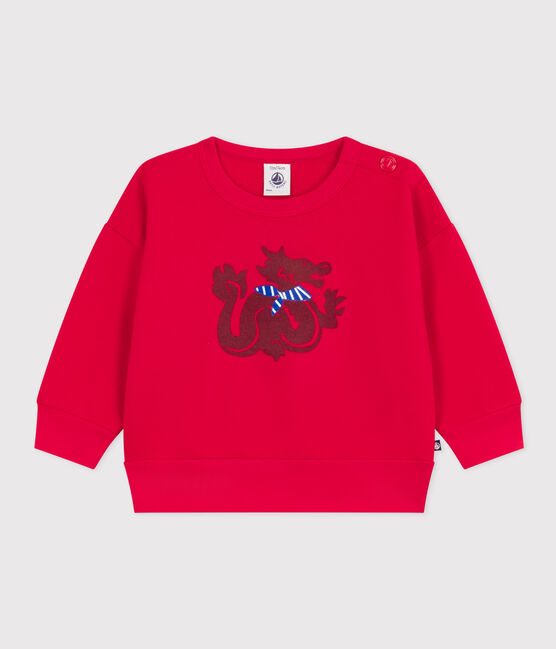 Sweatshirt en molleton bébé rouge CORRIDA