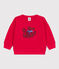 Sweatshirt en molleton bébé rouge CORRIDA