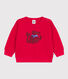 Sweatshirt en molleton bébé