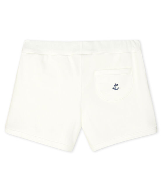 Short enfant fille blanc MARSHMALLOW