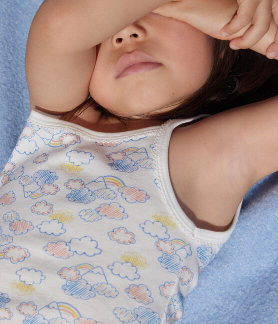 Lot de 2 chemises à bretelles arc-en-ciel en coton enfant variante 1