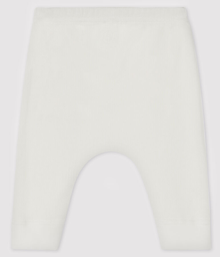 Cale&ccedil;on b&eacute;b&eacute; en c&ocirc;te 2x2 blanc MARSHMALLOW