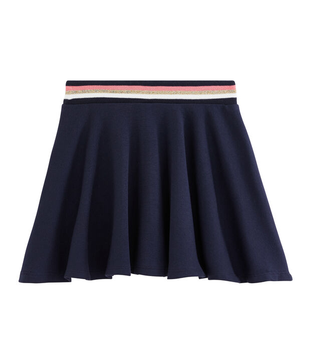 Jupe enfant fille bleu marine
