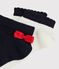 Lot de 2 paires de chaussettes basses enfant fille variante 2