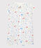 Combicourt chiots colorés bébé en tissu couche en coton biologique blanc MARSHMALLOW/blanc MULTICO