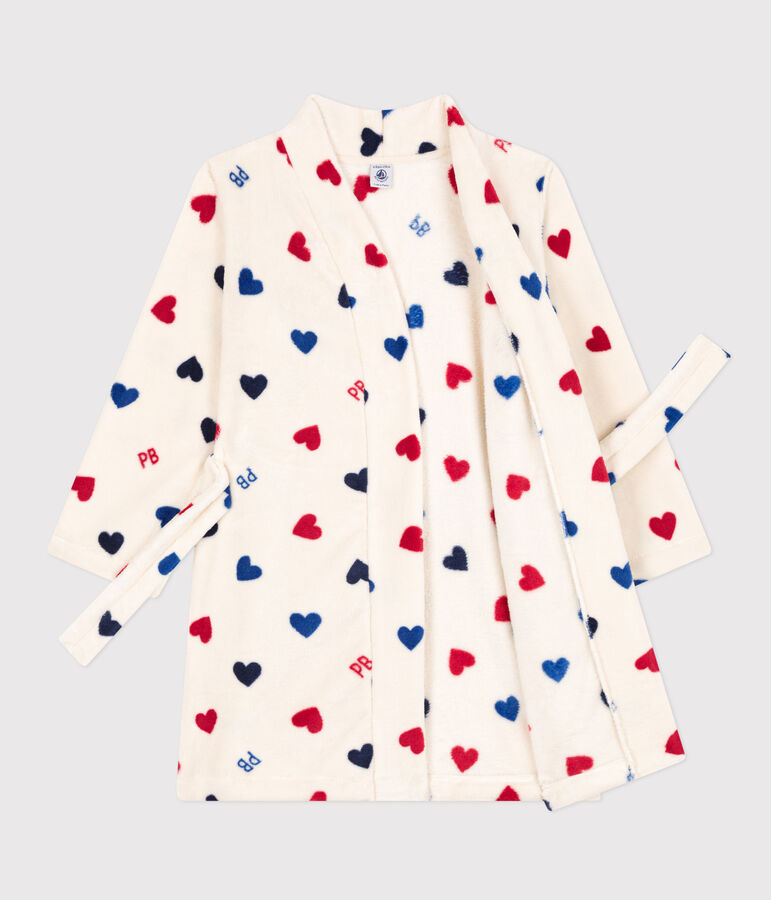 Robe de chambre en polaire enfant blanc AVALANCHE/ MULTICO