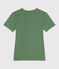 Tee-shirt Femme l'Iconique en coton uni vert PALMERAIE