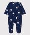 Dors bien bébé en coton biologique Tajinebanane x Petit Bateau bleu MEDIEVAL/blanc MULTICO