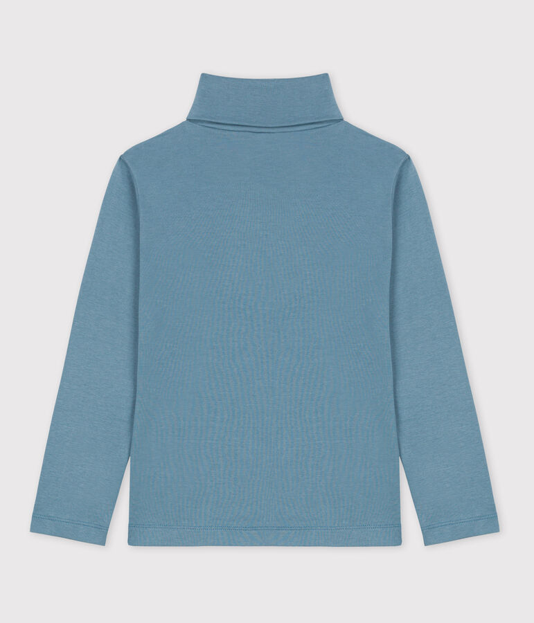 Sous-pull en coton enfant fille / gar&ccedil;on bleu ROVER