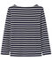 T-shirt mixte rayé bleu SMOKING/beige COQUILLE