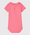 Body bébé fille à collerette rose CUPCAKE