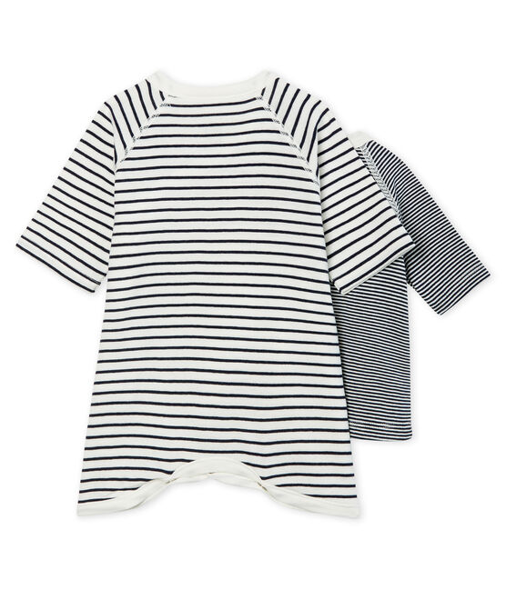 Lot body kimono et brassière bébé en côte variante 1